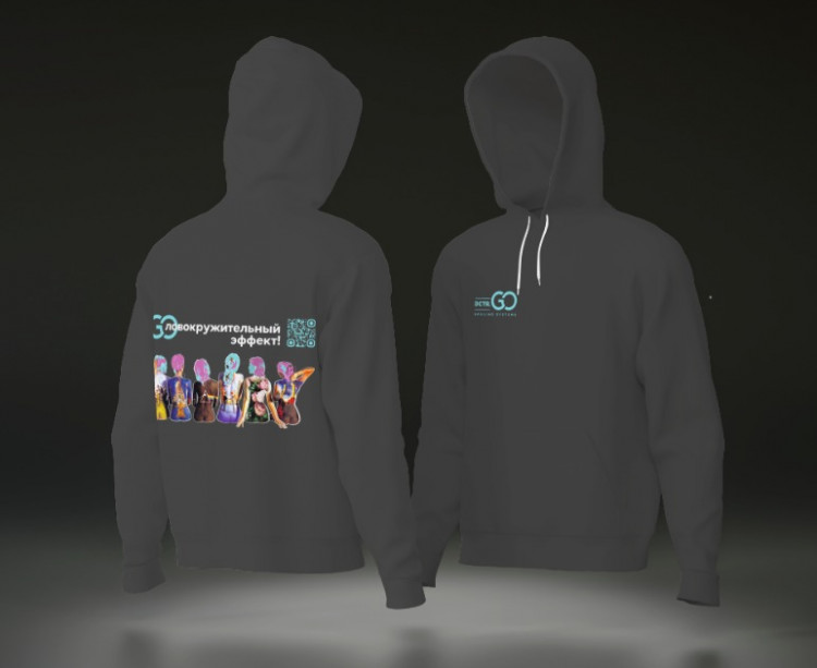 Худи с логотипом Dctr.Go в Сургуте