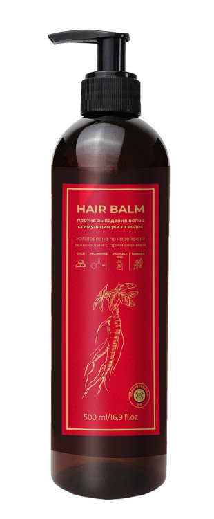 Бальзам для волос с корейским женьшенем и золотом 500 мл в Сургуте