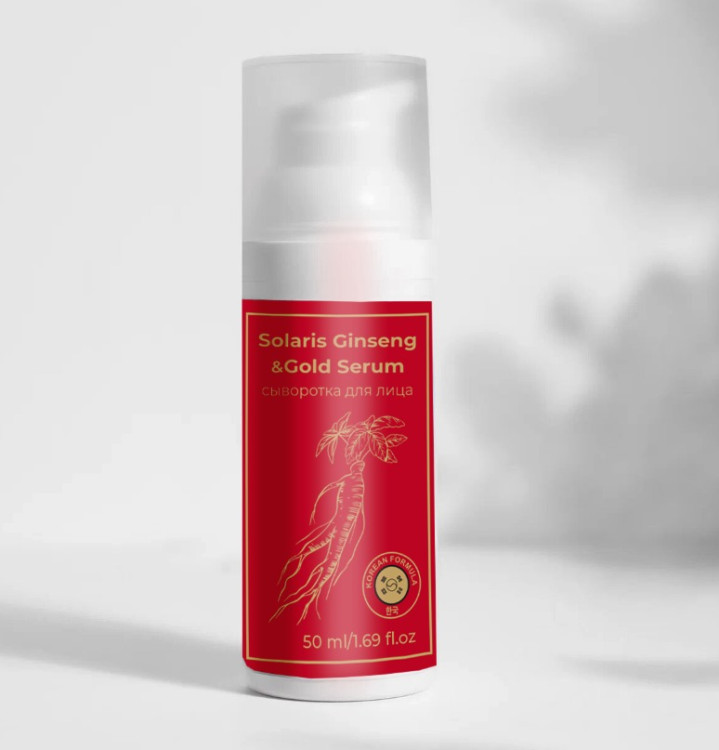 Сыворотка  для лица с корейским женьшенем и золотом 50 мл в Сургуте